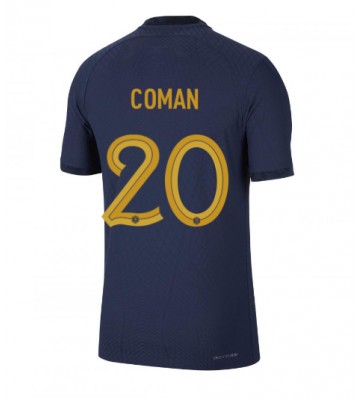 Frankrig Kingsley Coman #20 Replika Hjemmebanetrøje VM 2022 Kortærmet